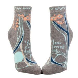 Blue Q You Smell Delicious Ankle Socks 5-10 NWT